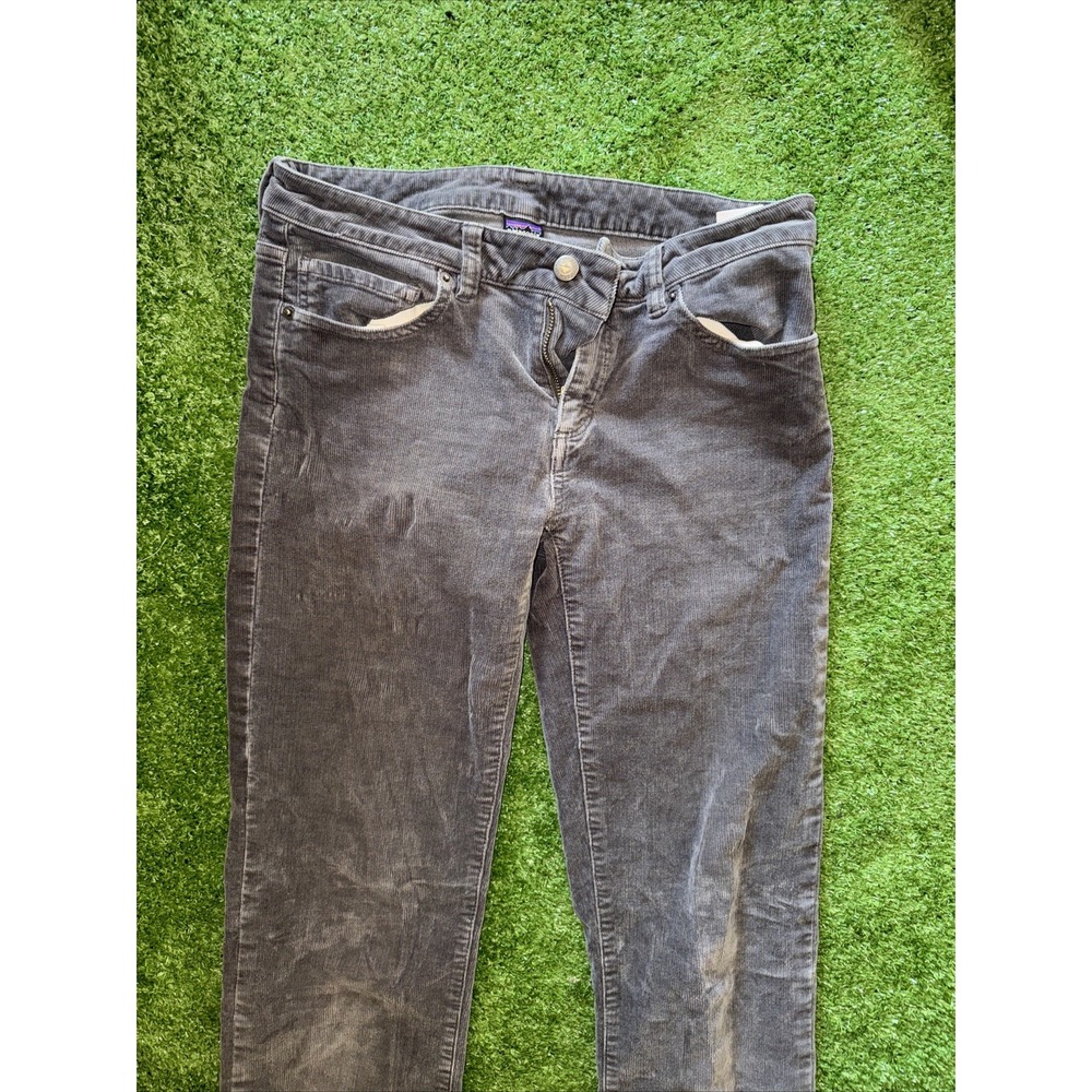 Patagonia Womens Sz 27 Tapered Leg Slate Gray Corduroy Outdoor Hiking Pants - Picture 3 of 6